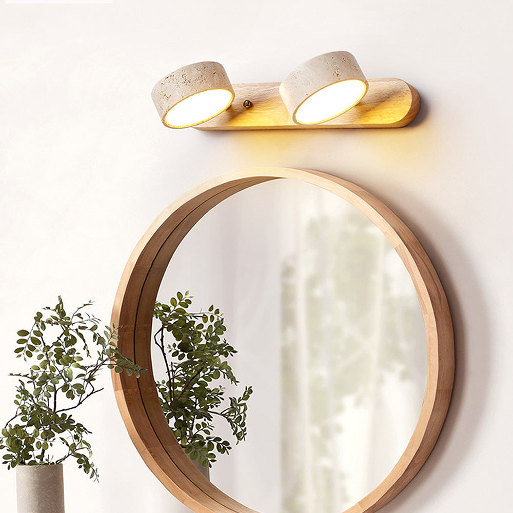 Wood Rustic Simple Stylish Vanity Wall Light -Homdiy