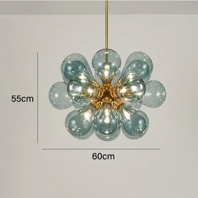 Nordic Bubble Glass Globe Sputnik Chandelier -Homdiy