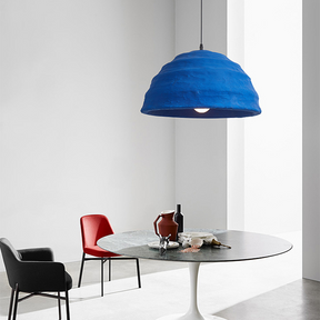 Wabi Blue Ceramic Pendant Light For Living Room -Homdiy
