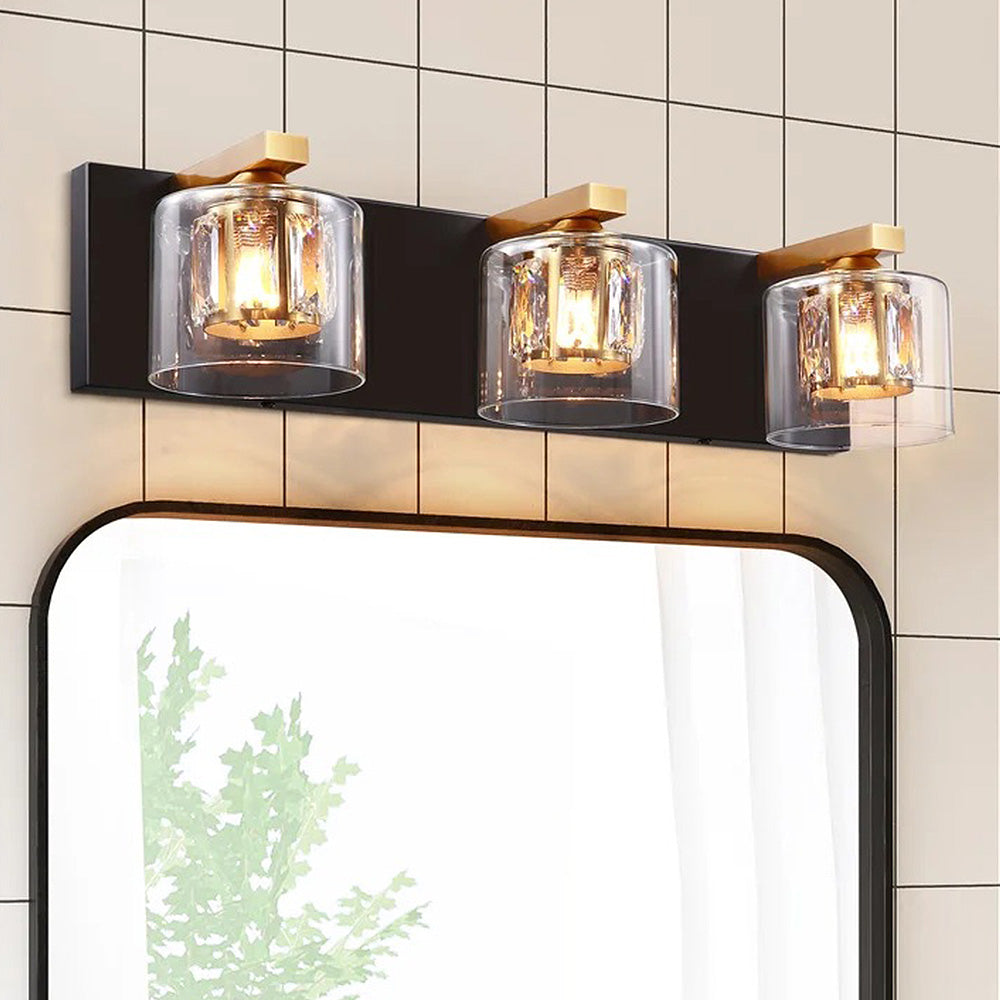 Glass LED Modern Bathroom Vanity Wall Light -Homdiy