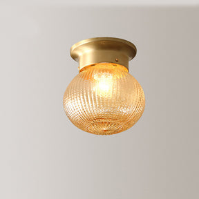 Small Glass Ceiling Light Fixture for Corridor -Homdiy