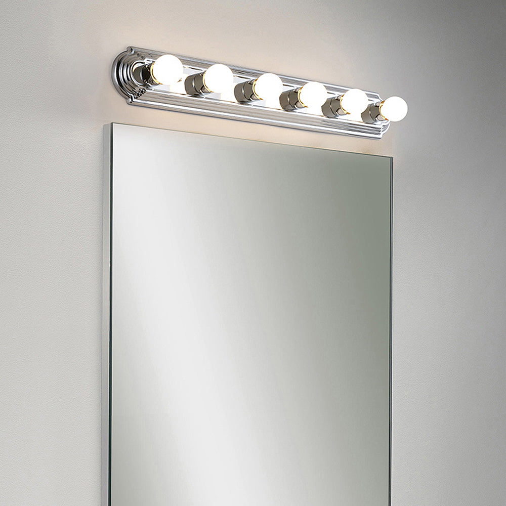 Nordic Metal Silver Bathroom Vanity Lighting -Homdiy
