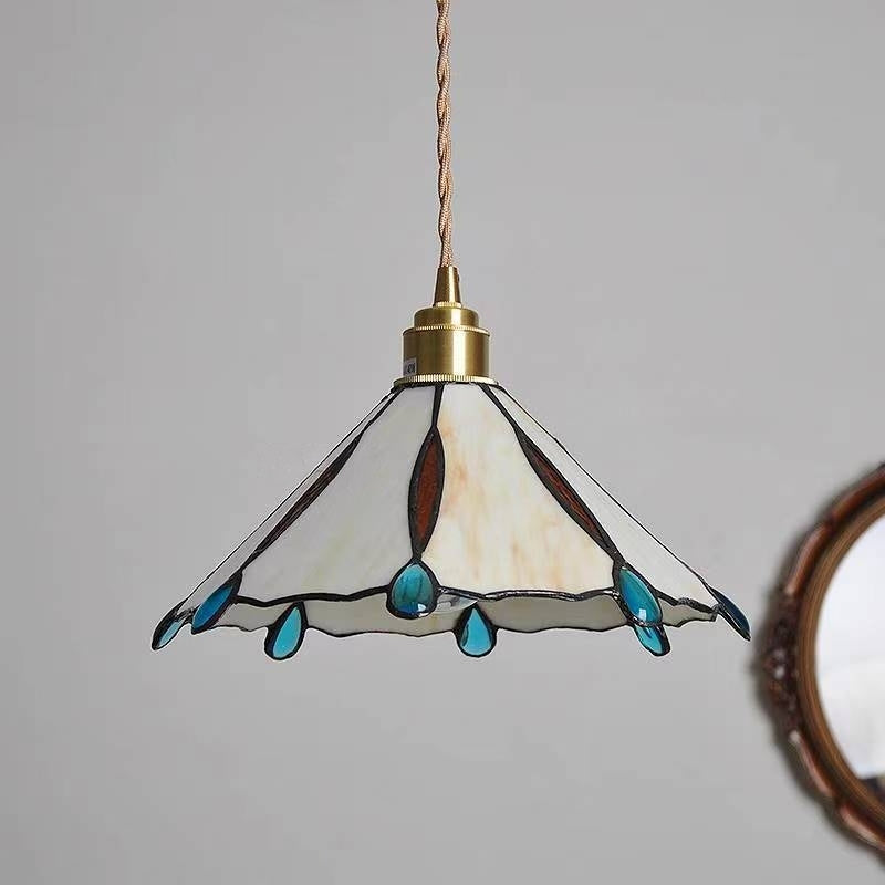 Retro Stained Glass Tiffany Pendant Light -Homdiy