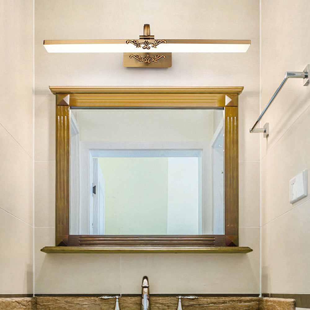 Simple Bronze Metal Bathroom Vanity Wall Lighting -Homdiy