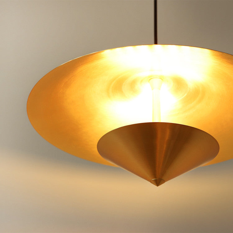 Brass Dome Cone Pendant Light For Kitchen Island -Homdiy