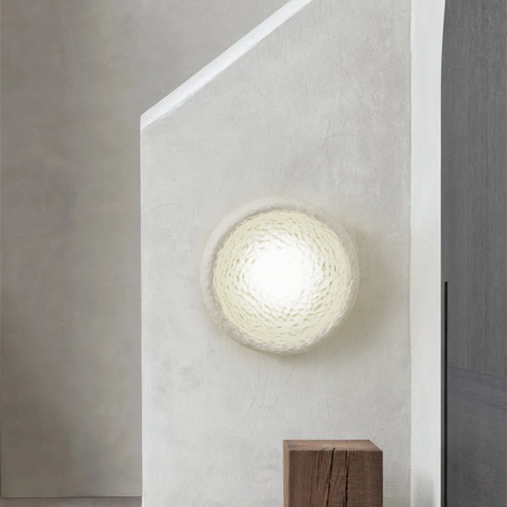 Modern Resin Drum Wall Lamp -Homdiy