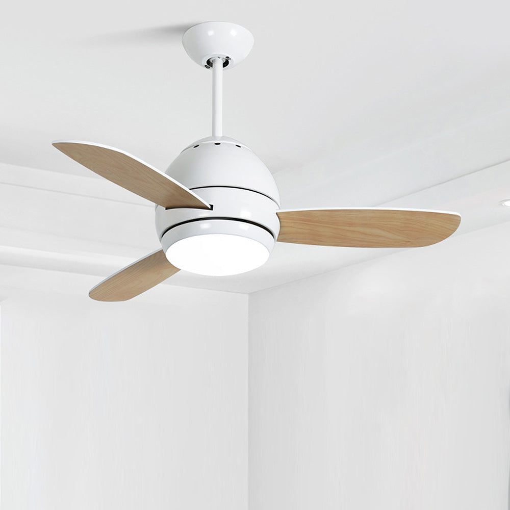 Tropical Rustic Ceiling Fans with LED Lights -Homdiy
