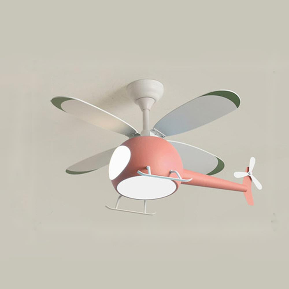 Creative Cartoon Airplane Ceiling Fans with LED Lights