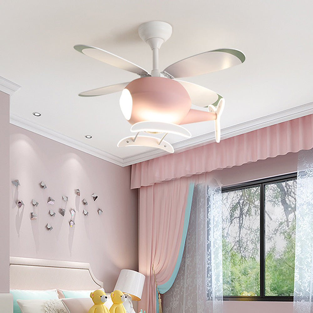 Creative Aircraft Ceiling Fans with LED Lights