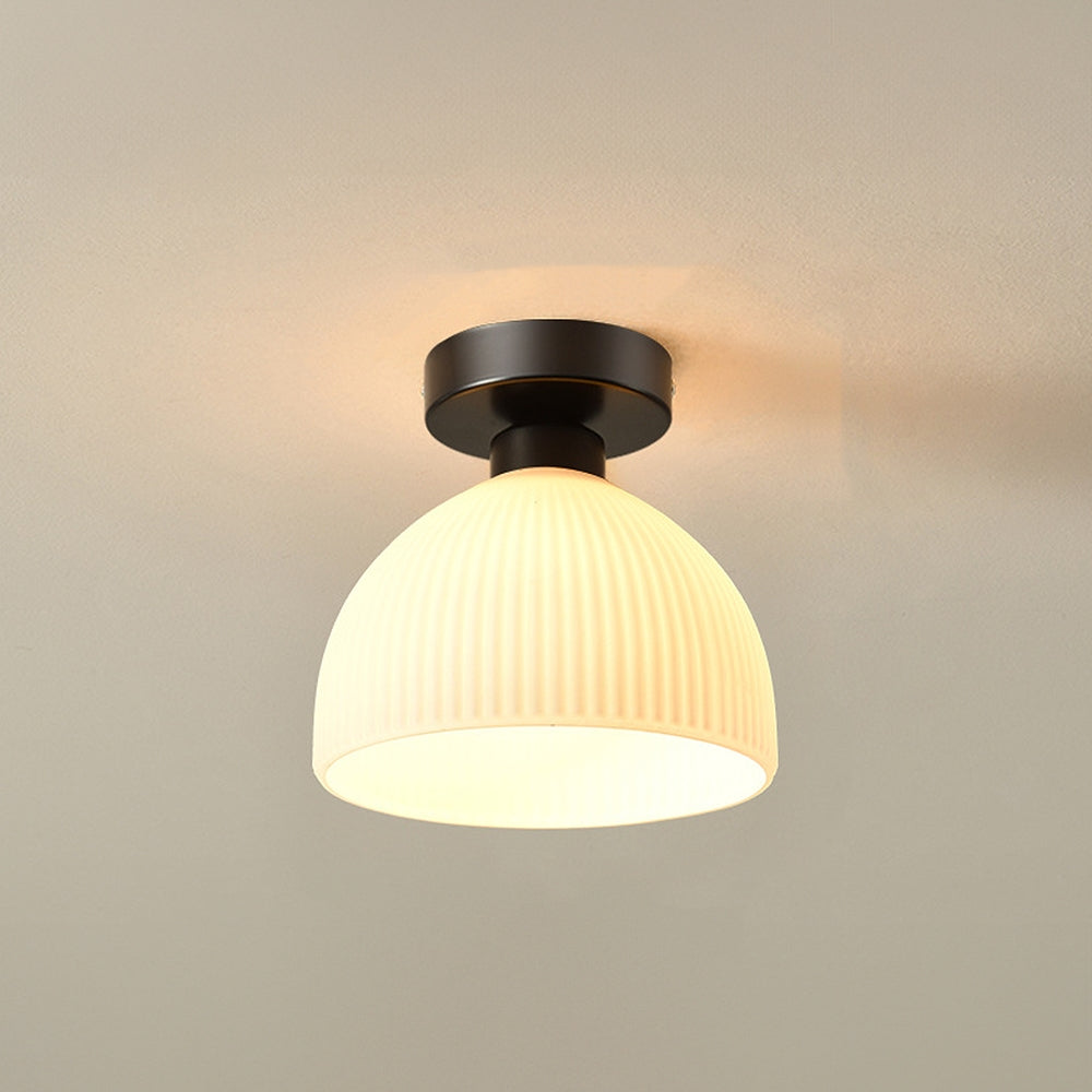 French White Simple Hallway Ceiling Light