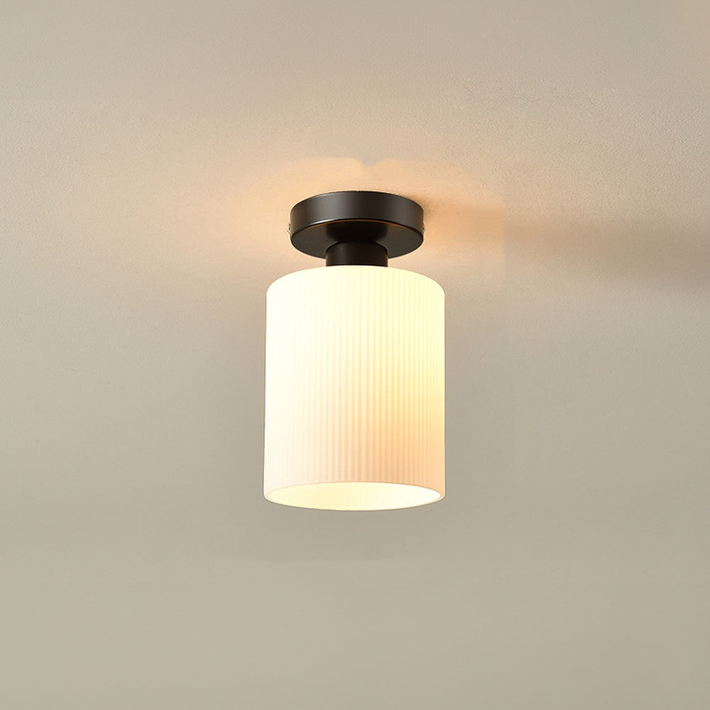 French White Simple Hallway Ceiling Light