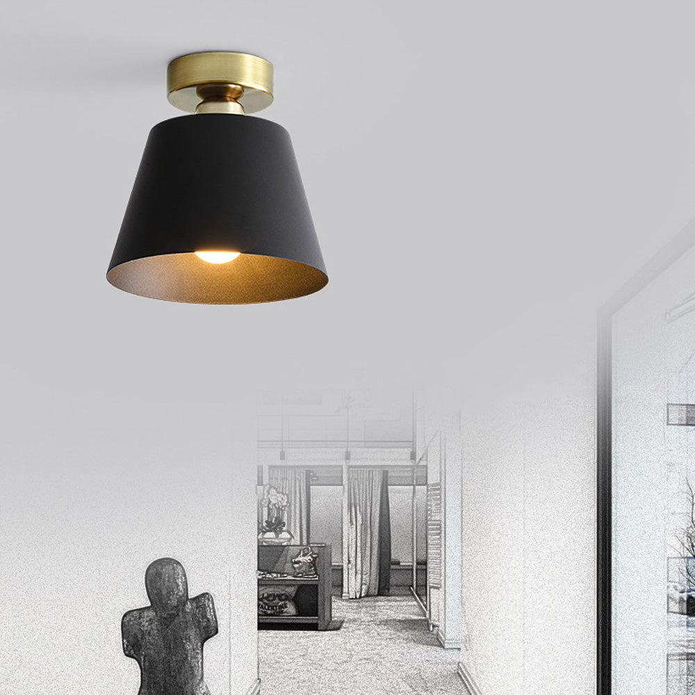 Nordic Simple Iron Shade Ceiling Light -Homdiy