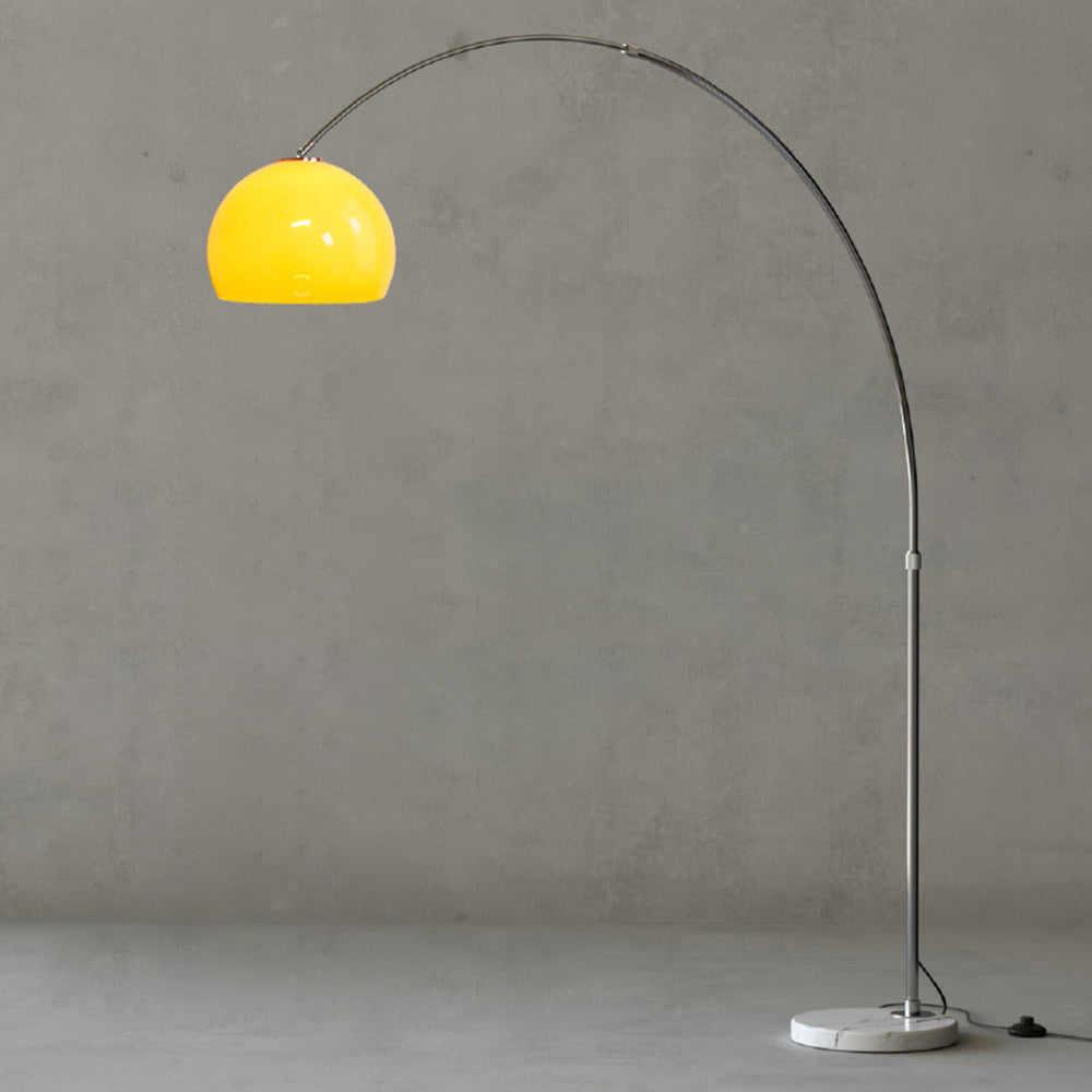 Minimalist Arched Floor Lamp Fishing Long Standing Light -Homdiy