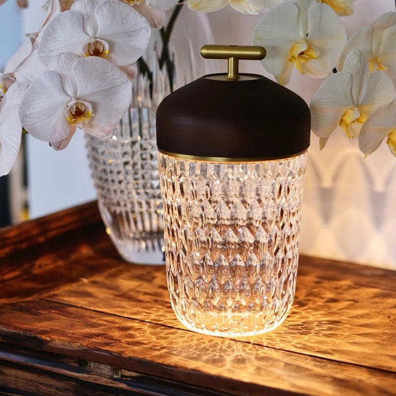 Stunning Crystal Portable Lamp -Homdiy