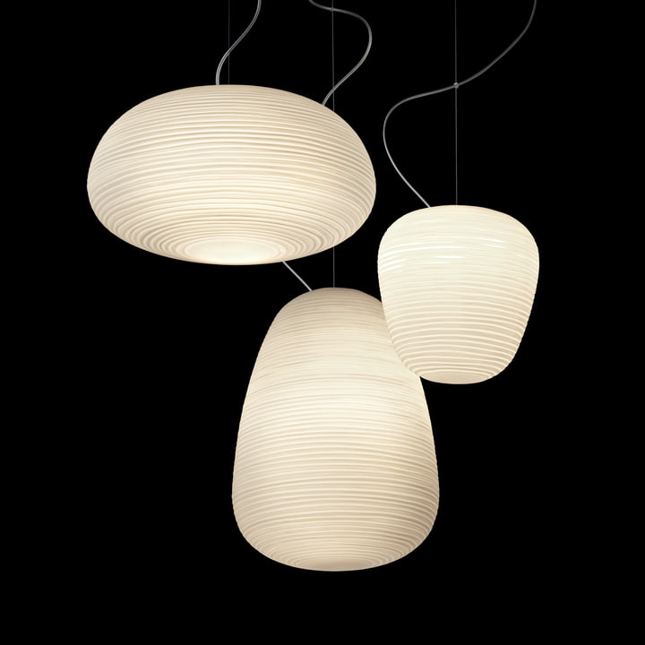 Modern White Glass Pendant Light For Living Room -Homdiy