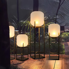 Lantern Solar Outdoor Floor Lamp -Homdiy
