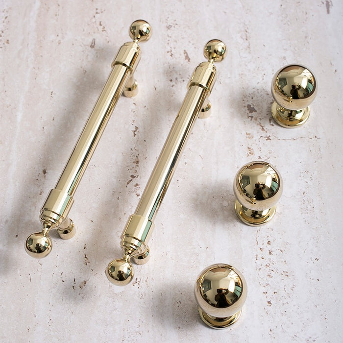 Long Brushed Brass Barn Bar Gold Cabinet Handles And Door Pulls -Homdiy
