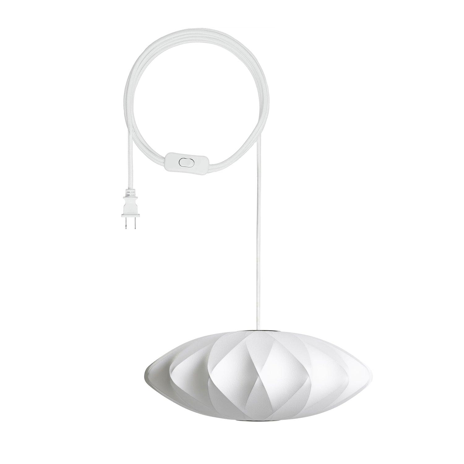 Minimalist White Bubble Hanging Pendant Light -Homdiy