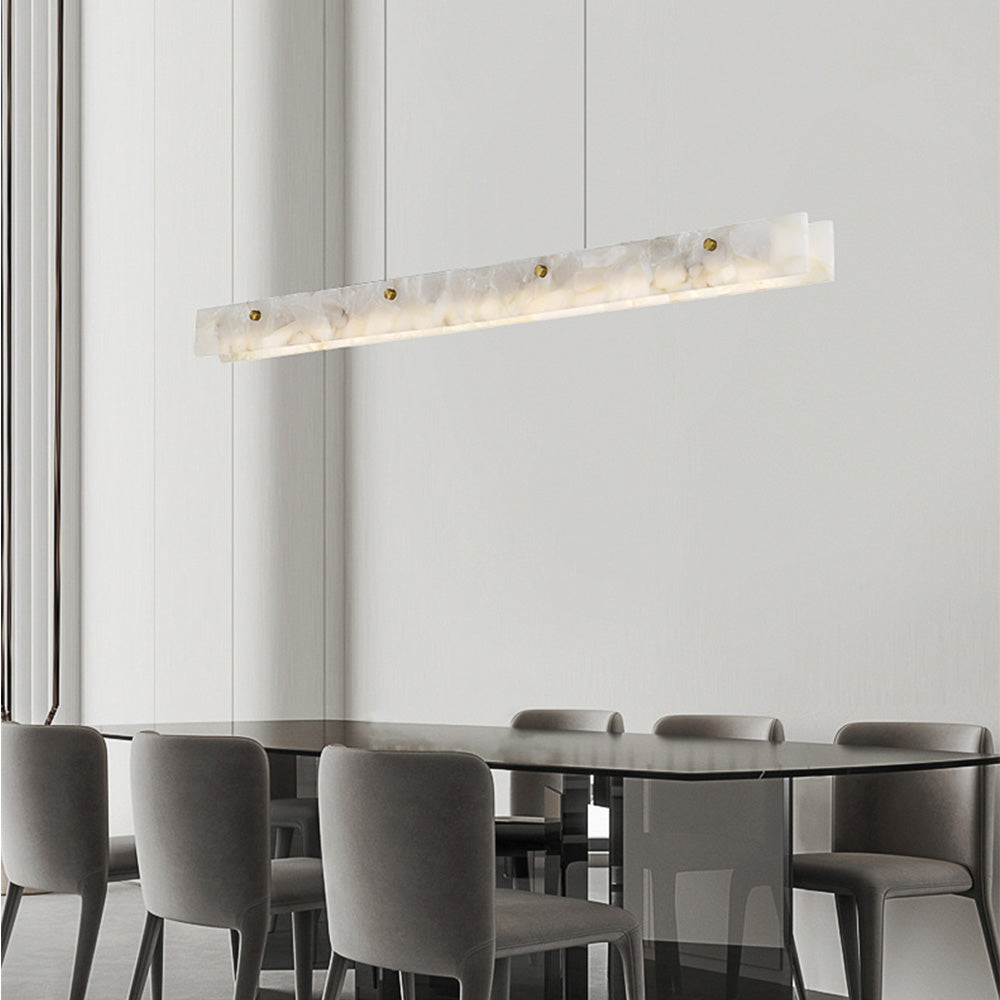 Nordic Marble Simple Long Pendant Light -Homdiy