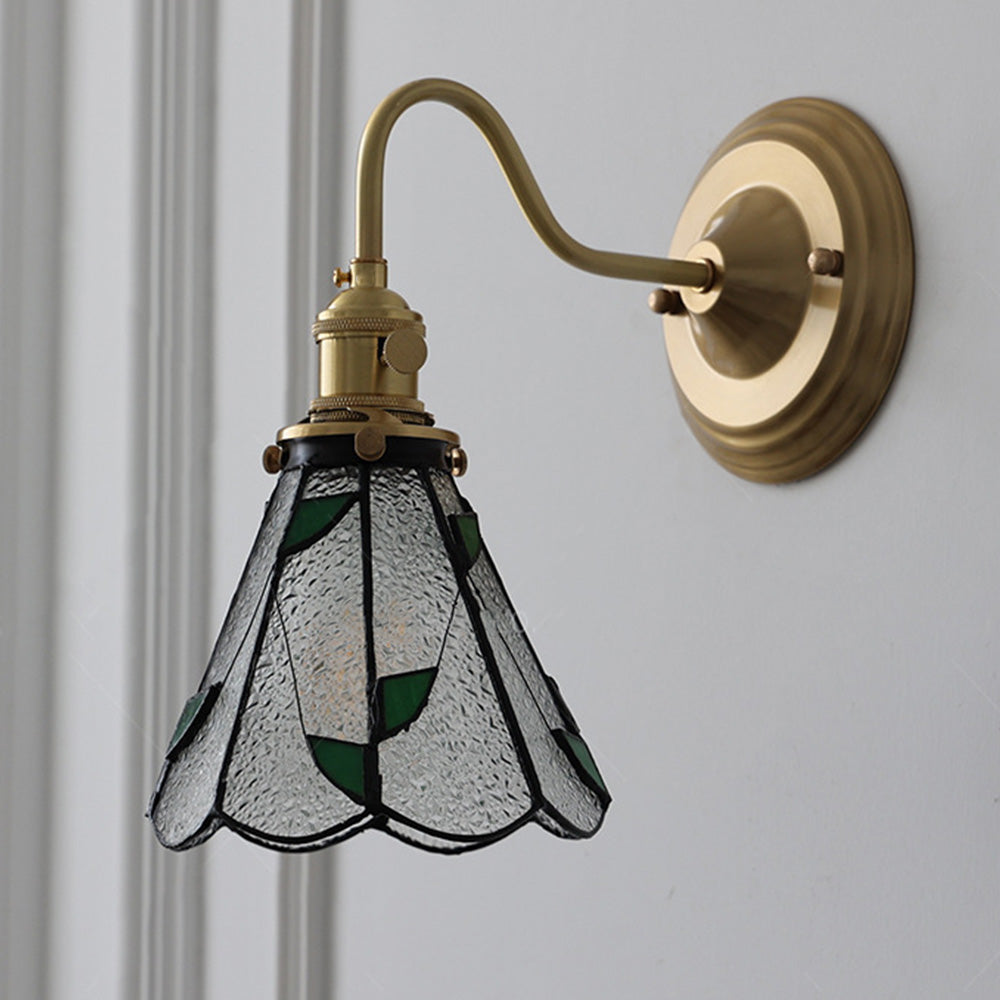Creative Cone Shaped Glass Wall Light -Homdiy