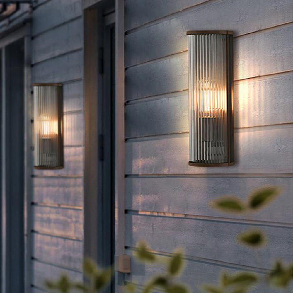 Modern Geometric Acrylic Outdoor Wall Light -Homdiy