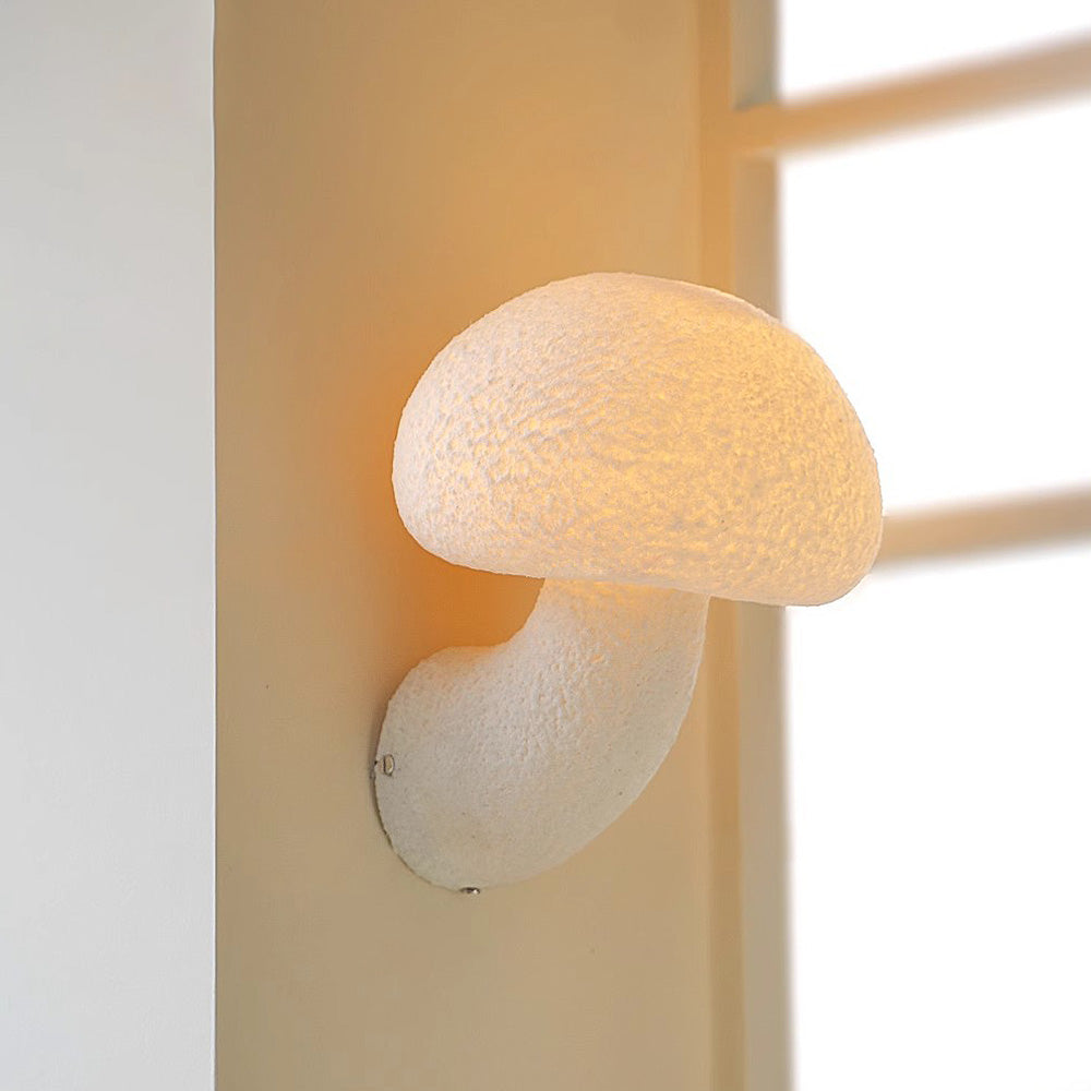 Creative Mushroom Mini Resin Wall Light -Homdiy
