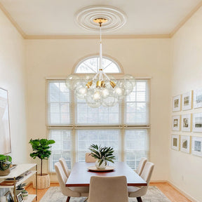 Modern Glass Bubble Chandelier for Living Room -Homdiy