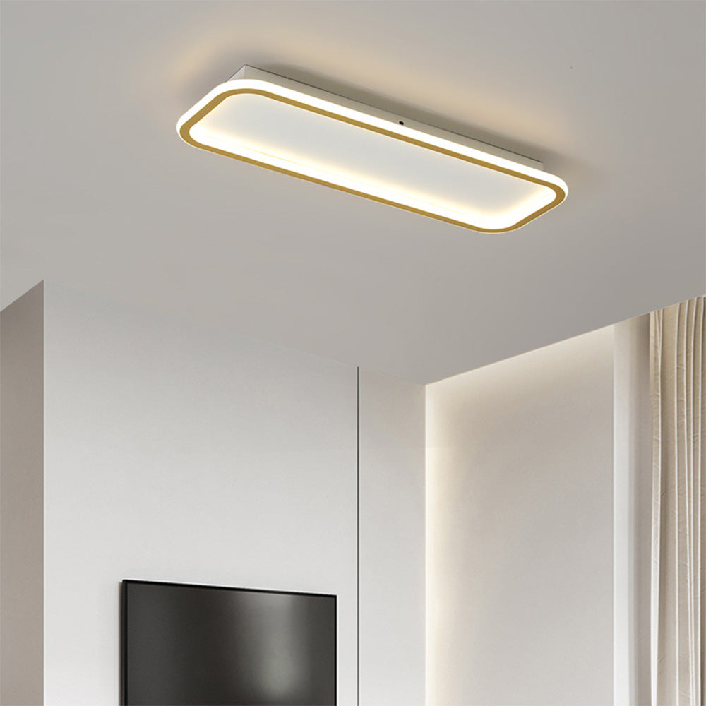Modern LED Geometric Linear Ceiling Light -Homdiy