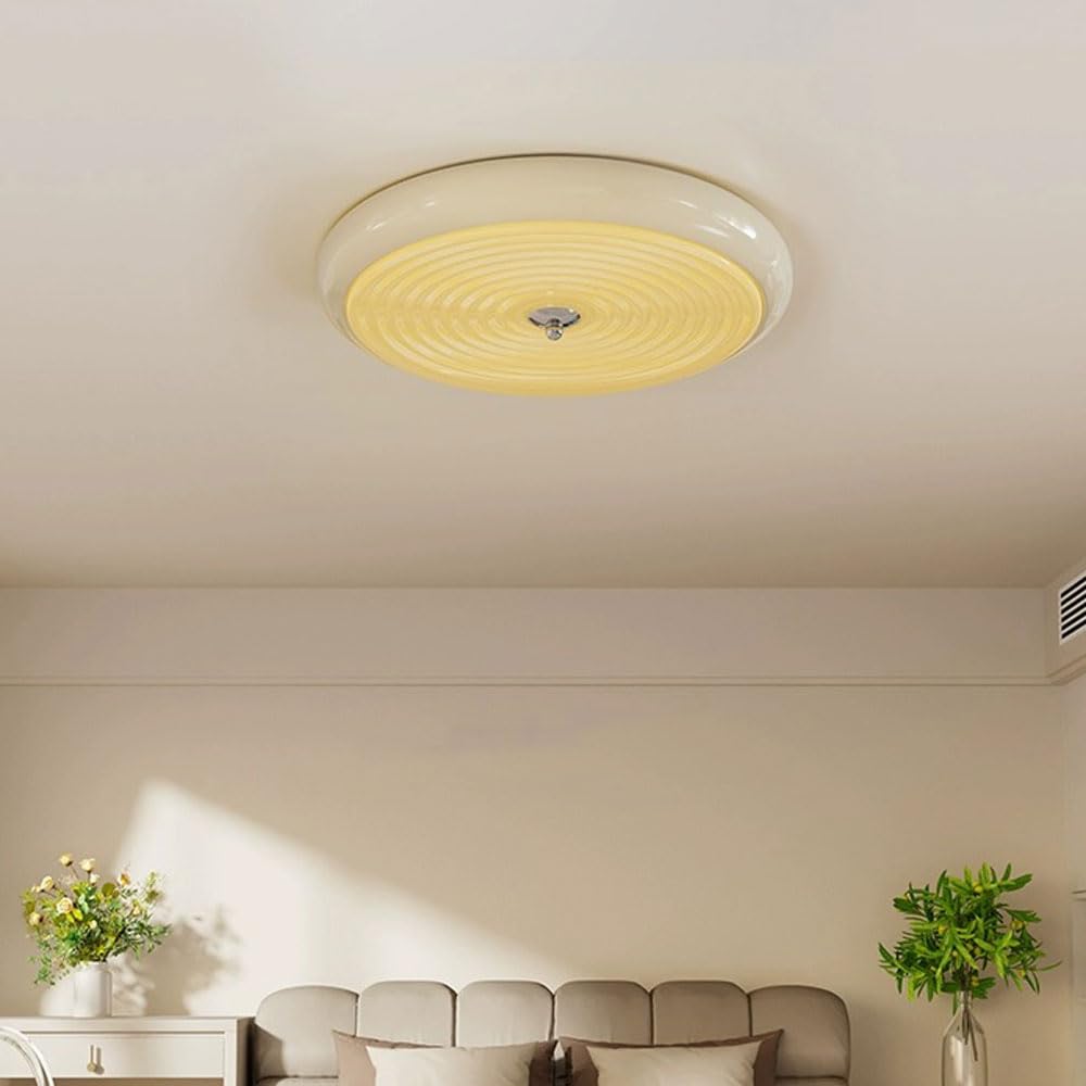 Nordic Simple Medieval Round Bedroom Ceiling Light