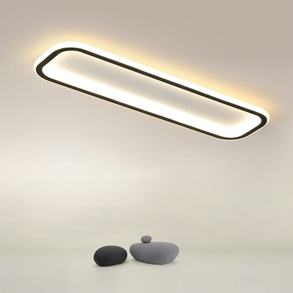 Modern LED Geometric Linear Ceiling Light -Homdiy