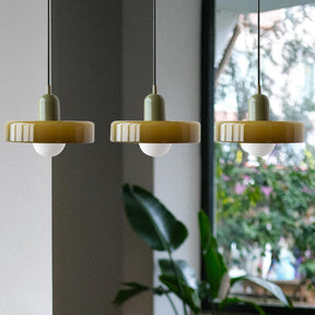 3 Heads Simple Bauhaus Glass Pendant Light -Homdiy
