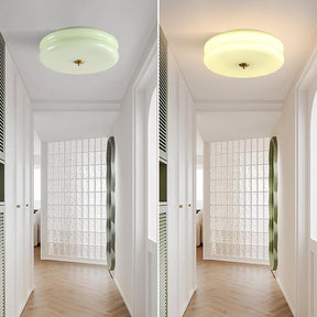 Art LED Glass Flush Mount Ceiling Lights -Homdiy