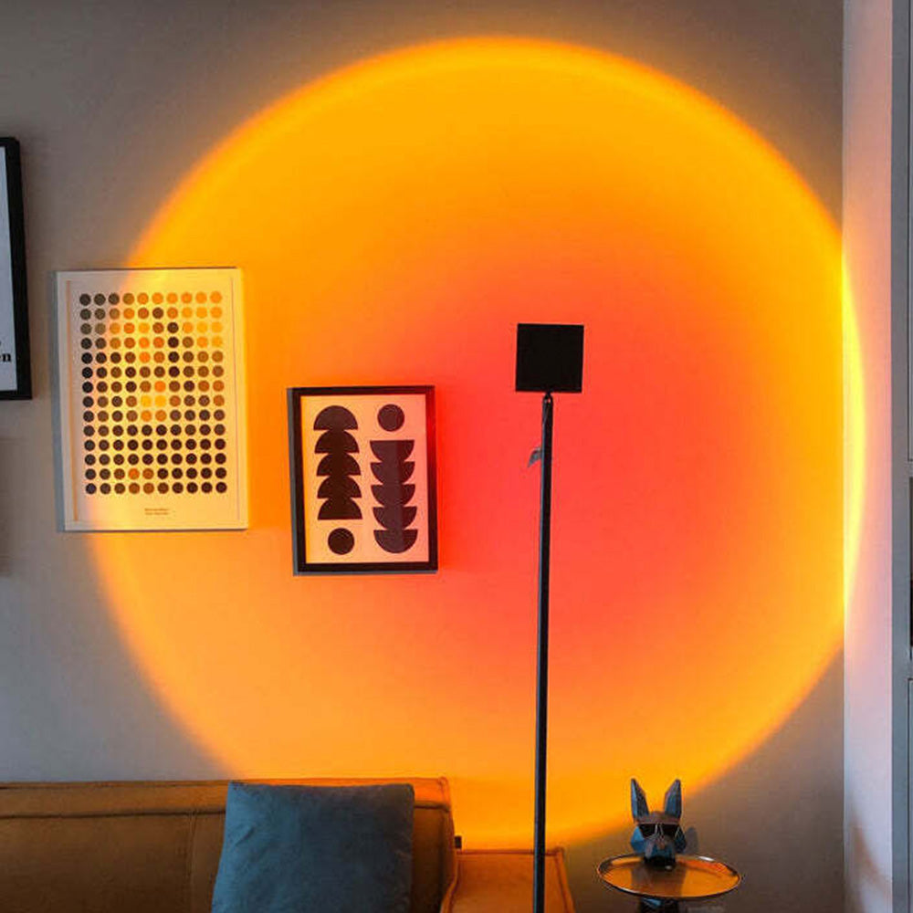 Colorful Sunset Floor Lamp for Living Room -Homdiy