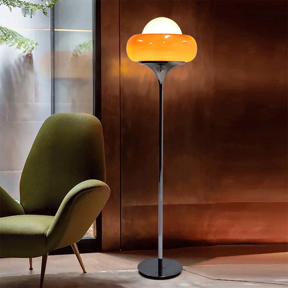 Retro Bauhaus Egg Shaped Living Room Floor Lamp -Homdiy