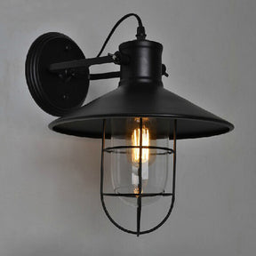 Vintage Industrial Black Wall Light -Homdiy