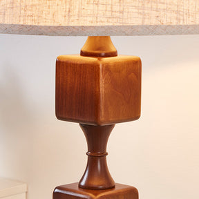 Antique Wooden Floor Lamp for Living Room Corner -Homdiy