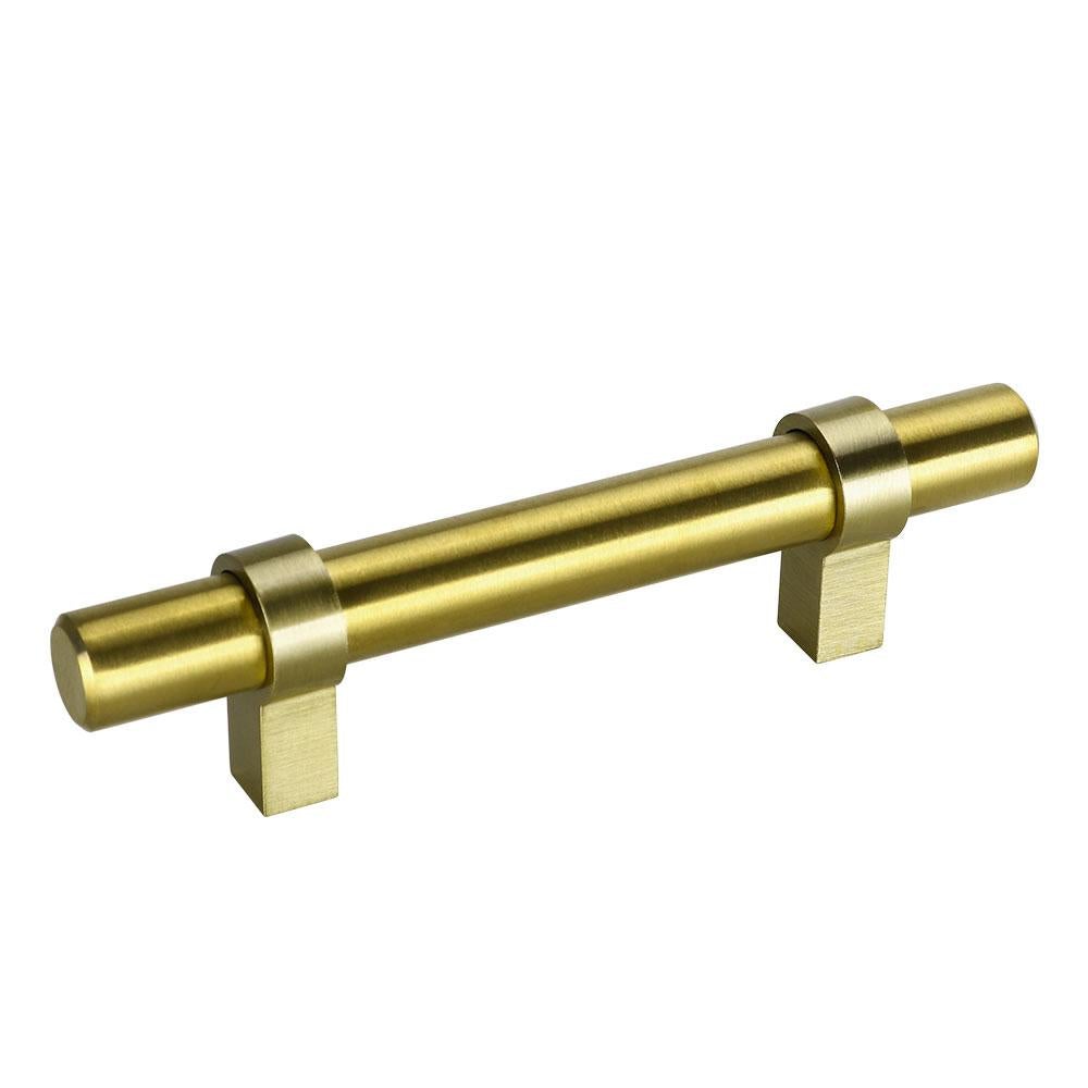 50 Pack Brushed Gold Drawer Pulls Gold Cabinet Handles for Cupboard (LST16GD) -Homdiy