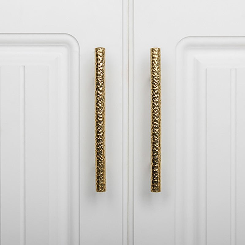 Luxury Solid Golden Round Brass Drawer Wardrobe And Door Handle -Homdiy