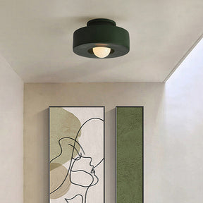 Nordic Macaron Semi Flush Mount Ceiling Light -Homdiy