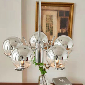 Rero Bauhaus Chandelier with Lampshade Circular Metal -Homdiy
