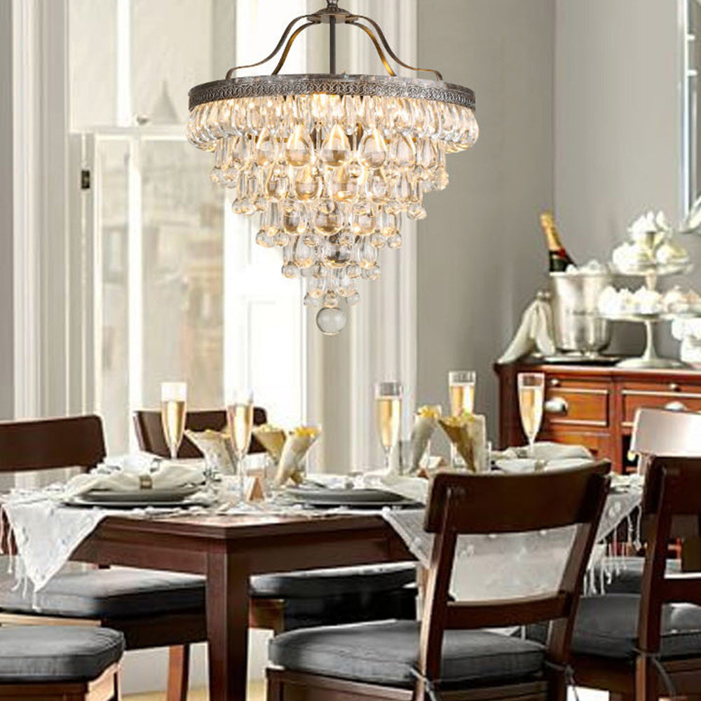Modern Crystal Chandelier For Dining Room -Homdiy