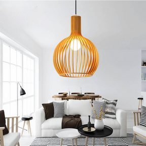 Wooden Pendant Lighting Fixture For Dining Room -Homdiy