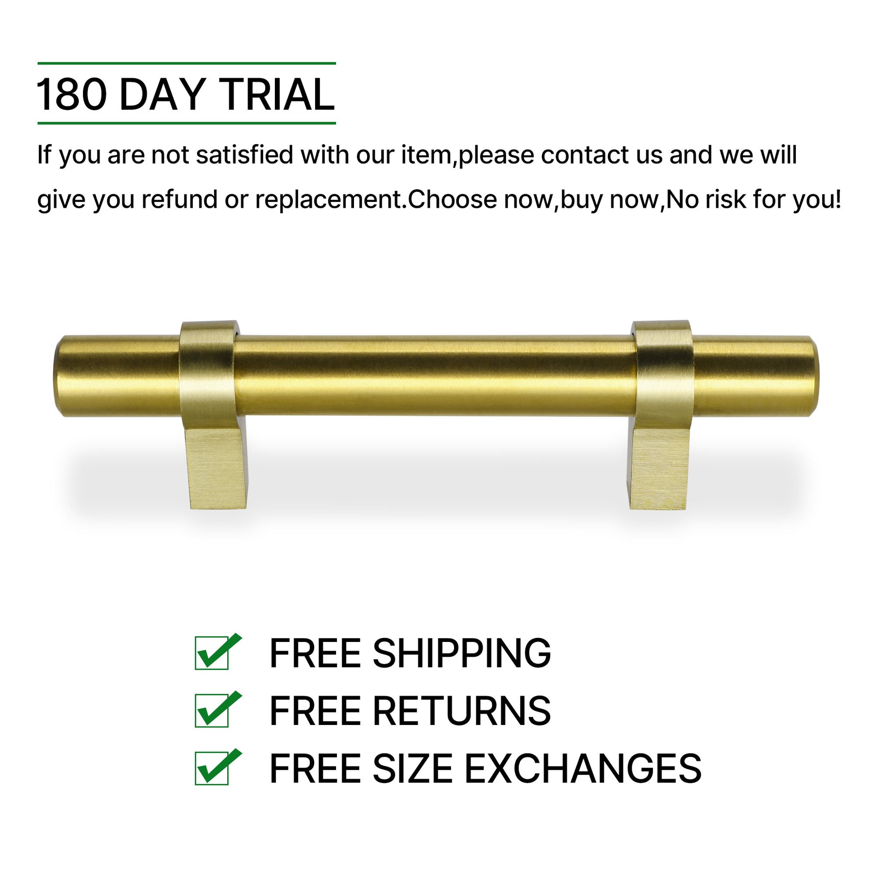 30 Pack Modern Drawer And Cabinet Pulls Brushed Gold For Bathroom(LST16GD) -Homdiy
