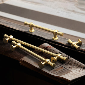 Gold Brass Drawer Pulls Cabinet Handles -Homdiy