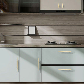 Solid Brass Kitchen Cabinet Knobs and Handles -Homdiy