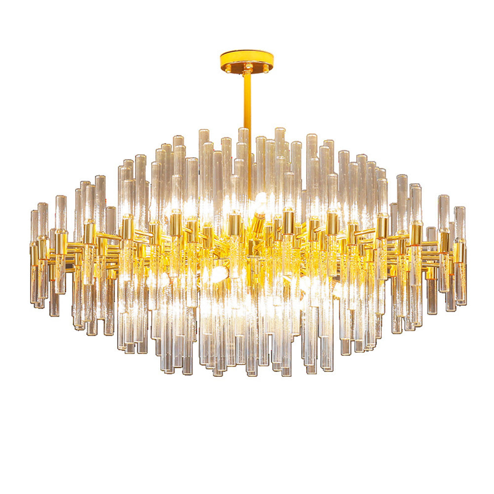 Modern Gold Crystal Chandelier Light -Homdiy