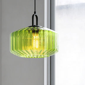 Farmhouse Glass Pendant Light For Living Room -Homdiy