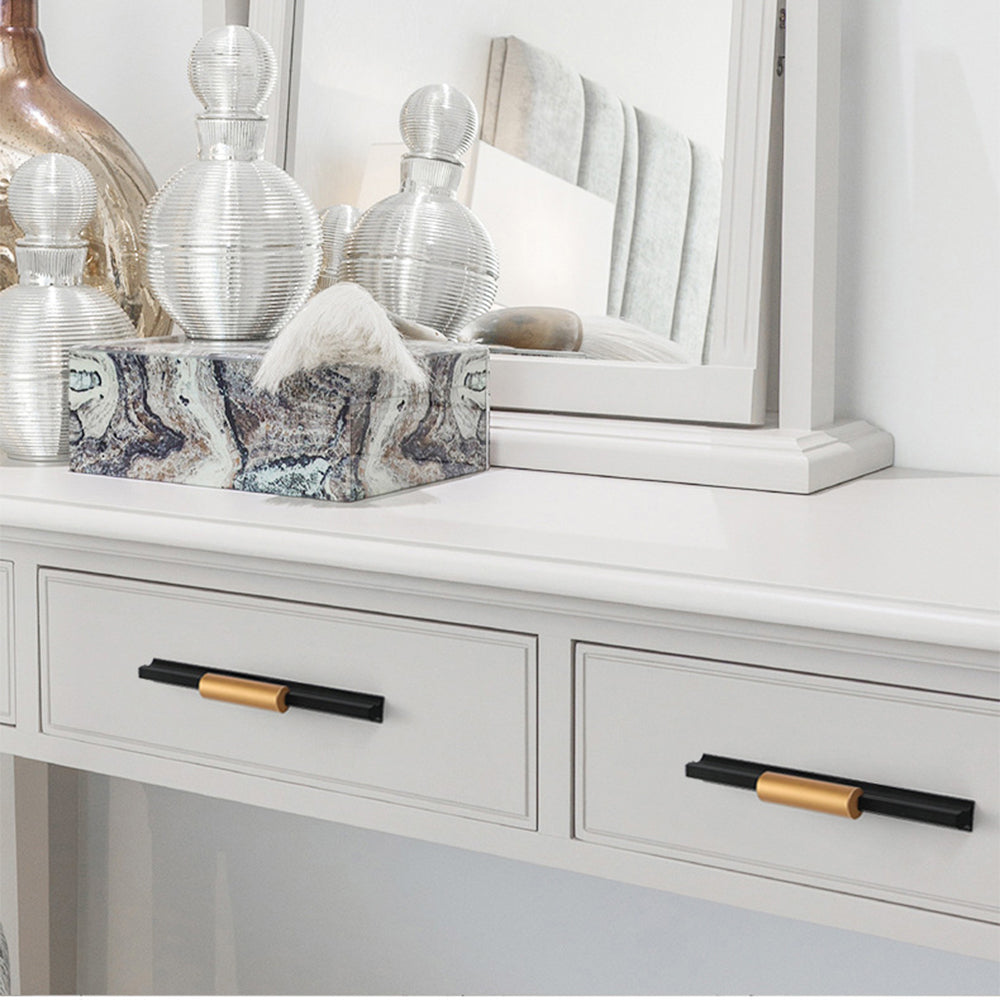 Black Aluminum Alloy Drawer Furniture Cabinet Handles for Kitchen Bedroom -Homdiy