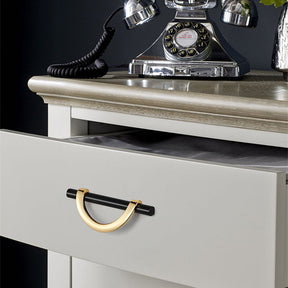 Zinc Alloy Cabinet Handle Semicircle Dresser Knobs -Homdiy