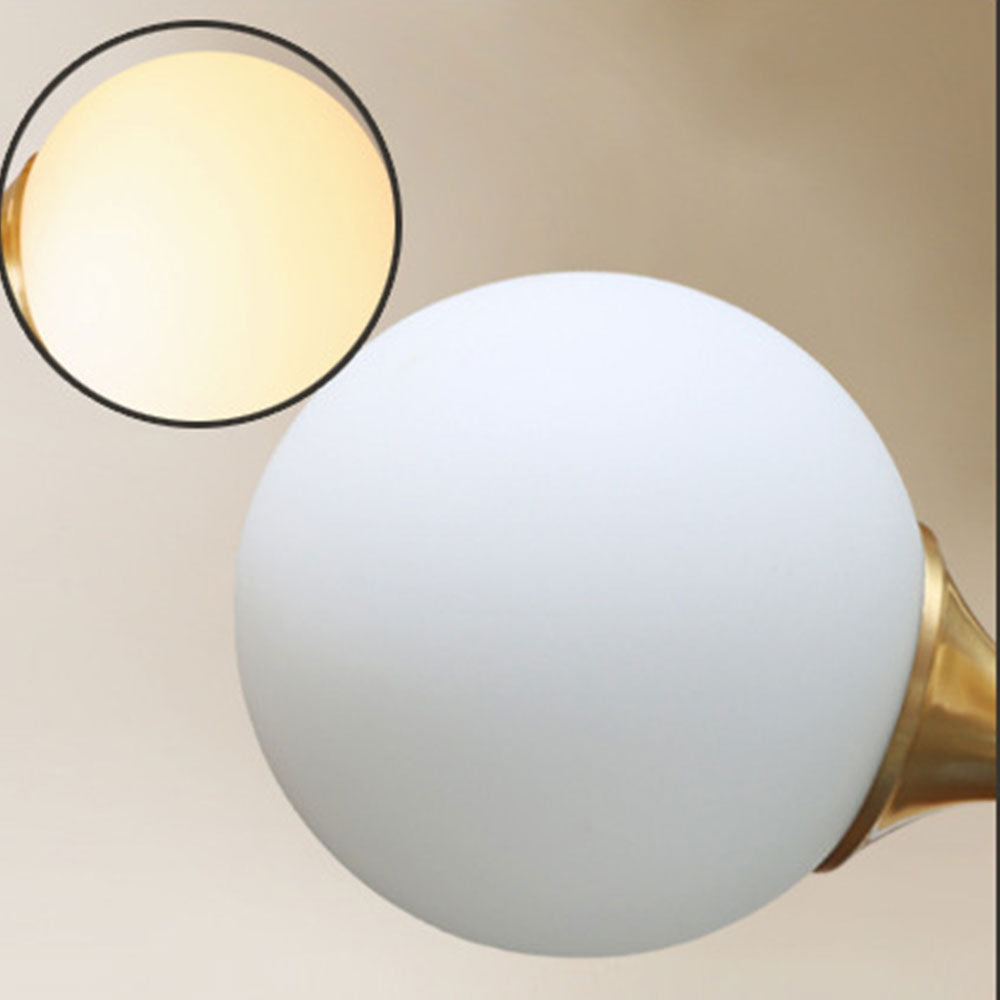 Unqiue White Glass Balls Chandelier -Homdiy